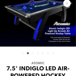 7.5 Indiglo LED Air Hockey Table 