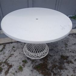 Vintage Spun Fiberglass  Table 