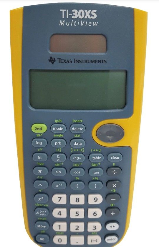 Texas Instruments TI-30XS MultiView Teacher Kit Pack, Yellow (10) Brand New In Box Calculators( Retail $160)