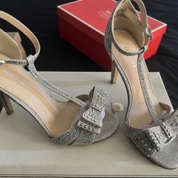 Silver Heels Size 6.5