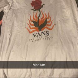 Vans Long Sleeve Size Medium
