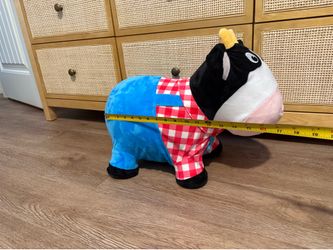 NEW Cow farmer bouncy toy