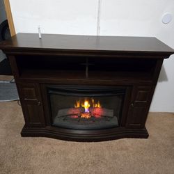 Cherrywood Electric Fireplace TV Stand