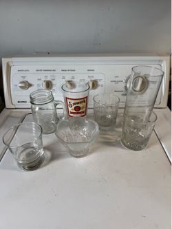 LOT Glassware Glasses Vase ALL FOR