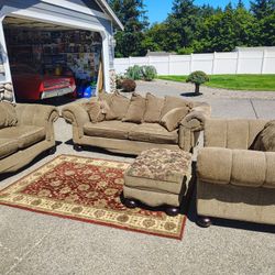Couches And Area Rug