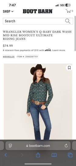 Brand New Women’s Wranglers Q-baby Jeans