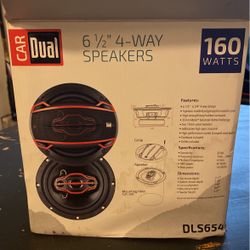 Dual 6.5 Car Speakers