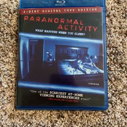 Paranormal Activity Blu Ray Disc
