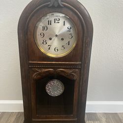 Antique Hanging Grandfather Clock