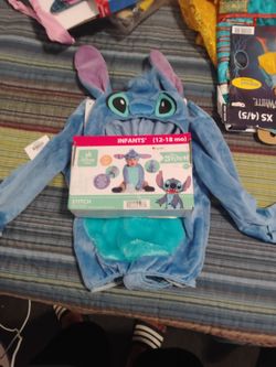 Disney Stitch Infant Halloween Costume 12-18 Months