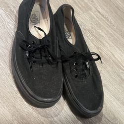 Black Lace Up Vans
