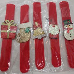 Christmas Slap Bracelets 