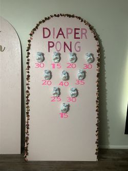 Baby Shower Diaper Pong