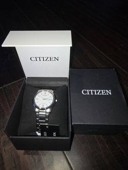 Brand New Citizen Eco-Drive Men's Watch - Silver/White Dial