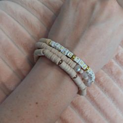 Set Of 3 'Livin The Dream' Bracelet Set