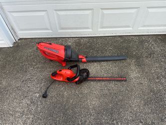 Black & Decker electrical Hedge Trimer and Leaf Blower