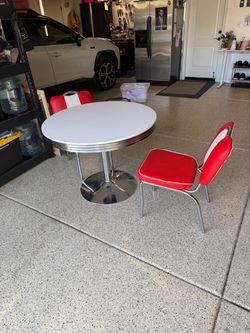 Table and chairs