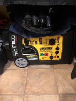 Champion 3400 watt generator dual fuel modified