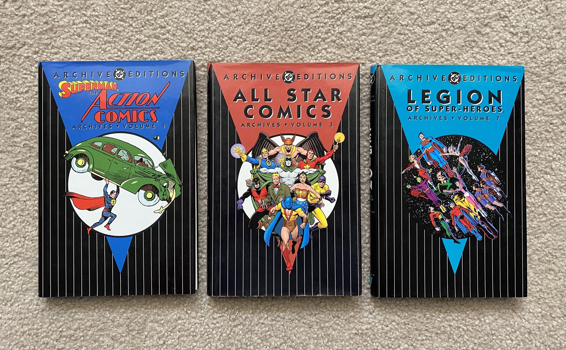 DC Comics Archive Editions: Various Archives Volume 1, 3, And 7