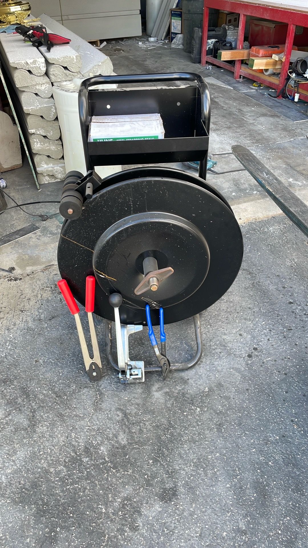 For security stuff and the pallets