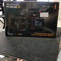 Blackmagic Pyxis 6k Cinema Camera FF EF Mount 