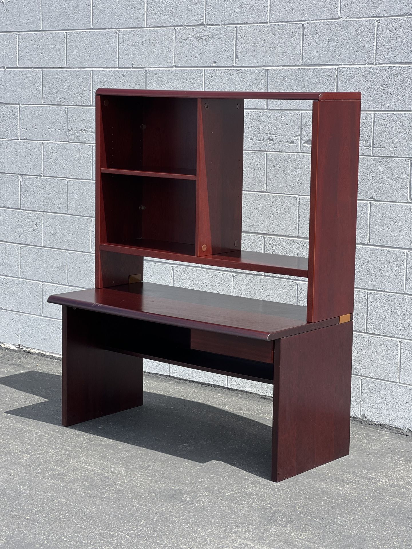 Vintage Jesper Danish Desk with Hutch