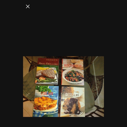 4 Large Cooking Books