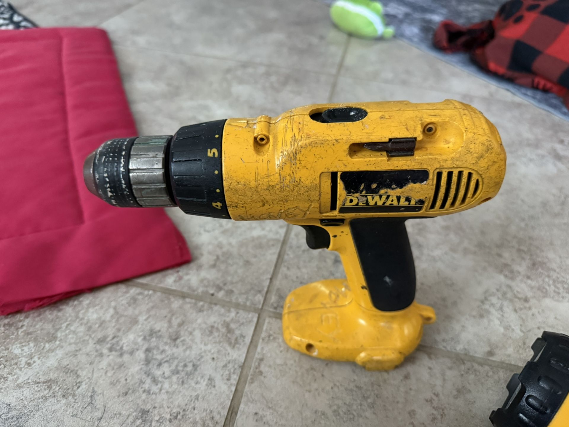 Dewalt 18v Cordless 1/2” Hammer Drill And Other Tools