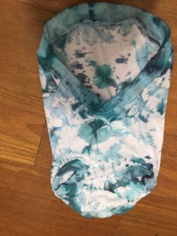 Dog tie dye t shirt size large