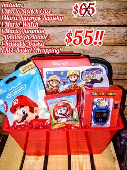 Nintendo Super Mario Gift Basket