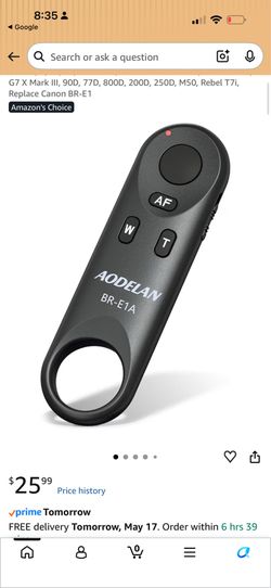 Canon remote