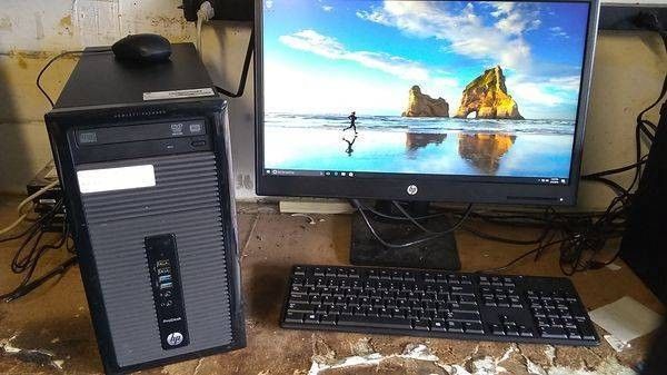 Core i5 desktop with monitor - (college ave) (Win10 pro and office incl