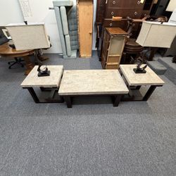 Living room table set