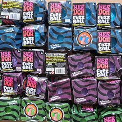 NeeDoh Fuzz Ball, Nee Doh Squeezy Stress Relief Toy