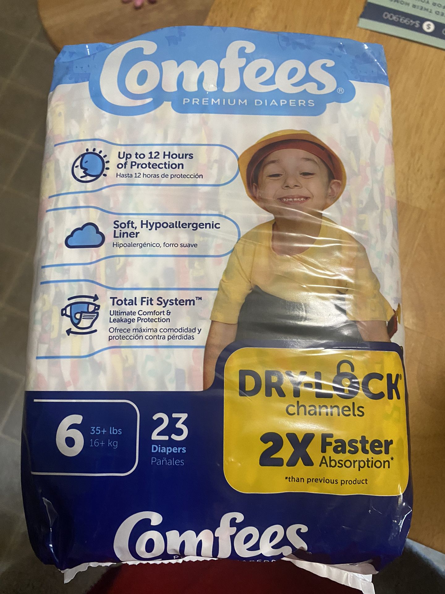 Comfees Size 6 Diapers