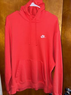 Men’s size large red Nike hoodie