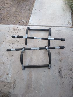 2 Pull Up Bars. Door Way