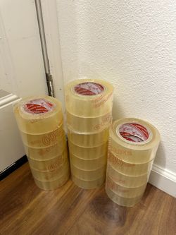 Heavy Duty Clear Packaging Tape for Shipping 18 Big Roll 200 Yard Per Roll Total 3600 Yard New condition 