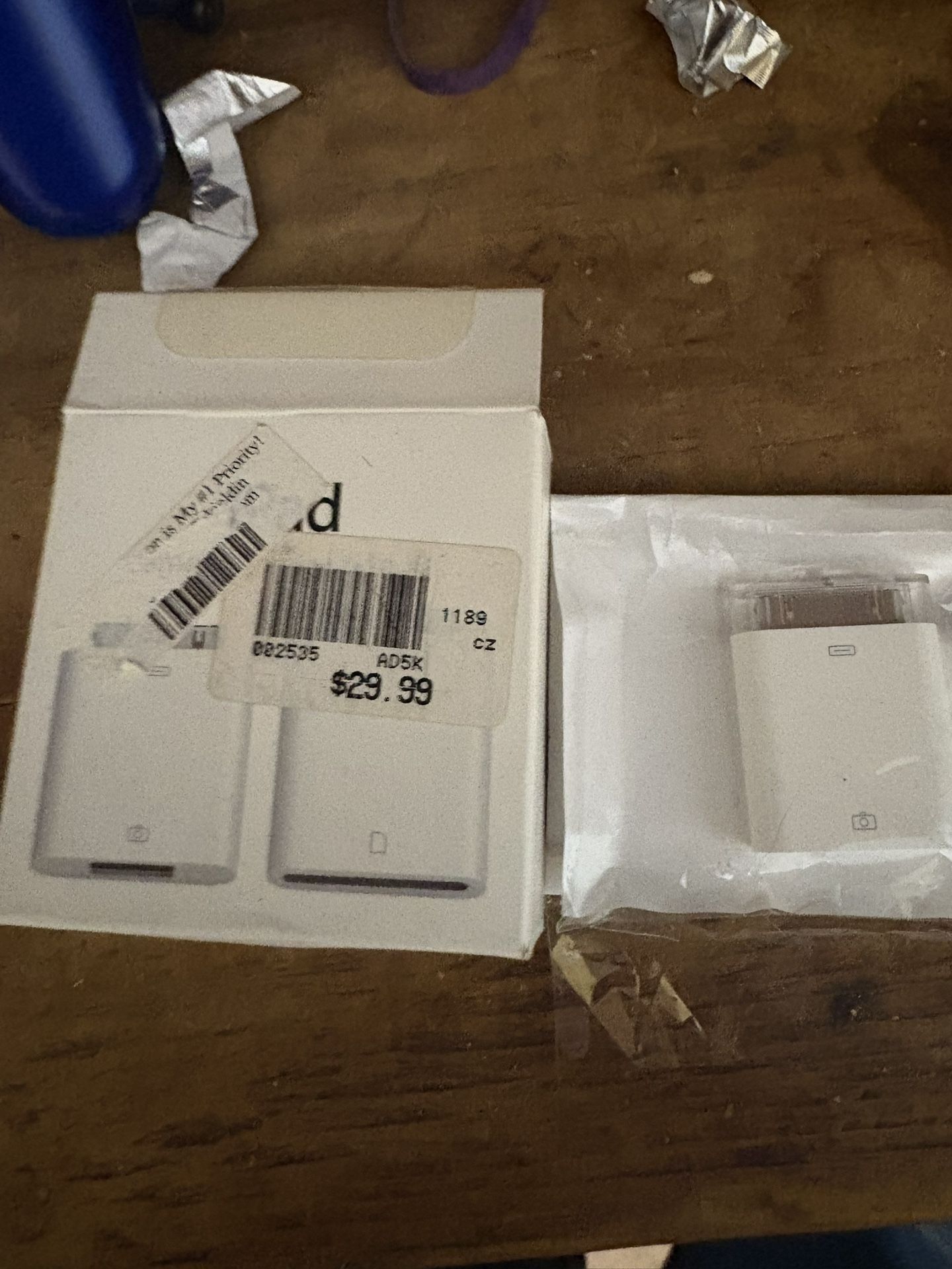 Apply Genuine iPad Camera Camera Connection Kit
