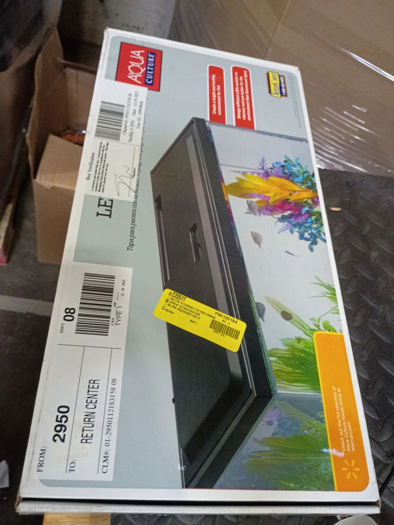 Aqua Culture NV33128 10 Gal Fish Tank Hood with LED Light