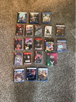 Switch ps4 and ps5 games brand new sealed