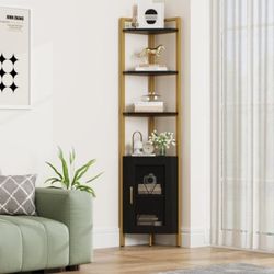 ALL THREE ITEMS  Corner 6-Tier BOOKCASE , Coffee Table, TV stand For 55'' TV