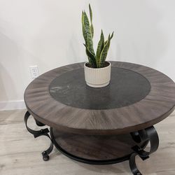 Living Room Coffee Table. Durable Heavy with Granite 