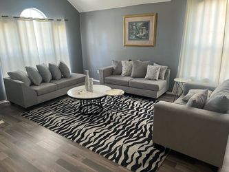 Mint Living Room Set – Premium Sofa, Tables, Rug & Decor
