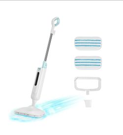 10 n 1 Steam Mop/carpet cleaner - white and green