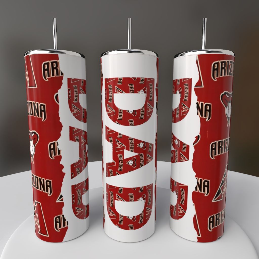 Arizona Diamondbacks Baseball Dad Tumbler