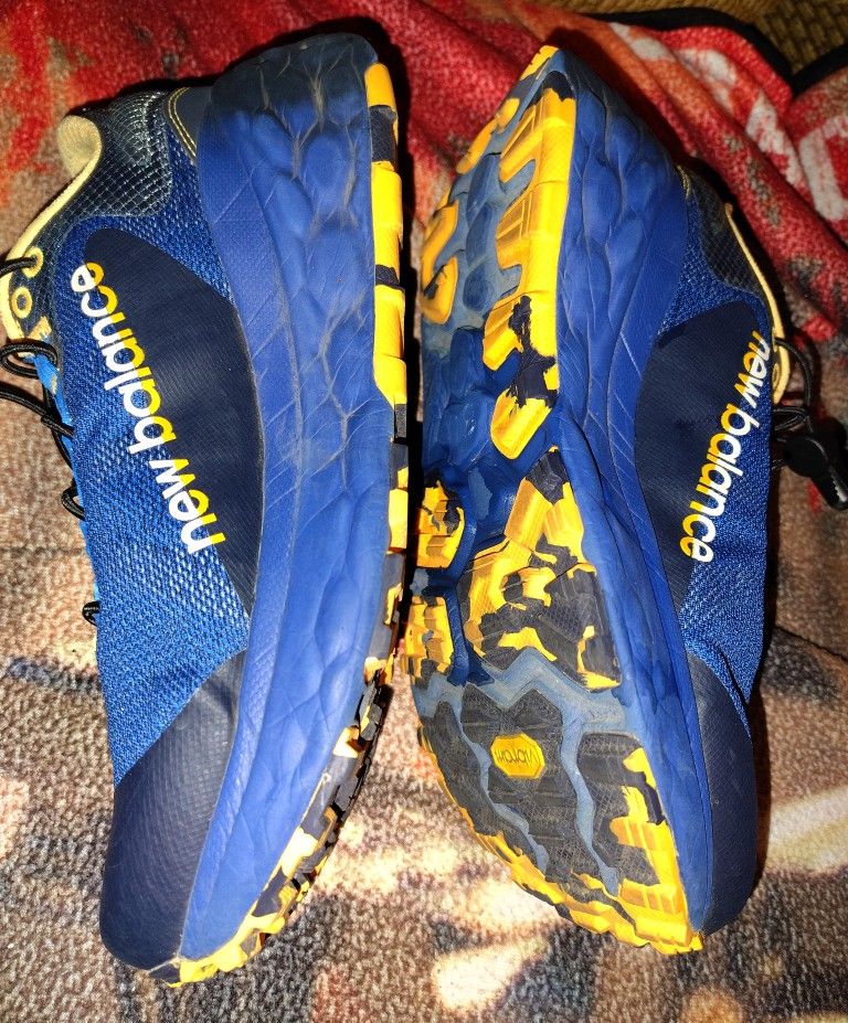 New Balance Fresh Foam X Trail More v3 Mens Blue Running Shoes Size 10 2E
