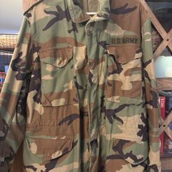 Vintage Army Jacket - Size Large? 