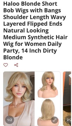 Dirty Blonde wig