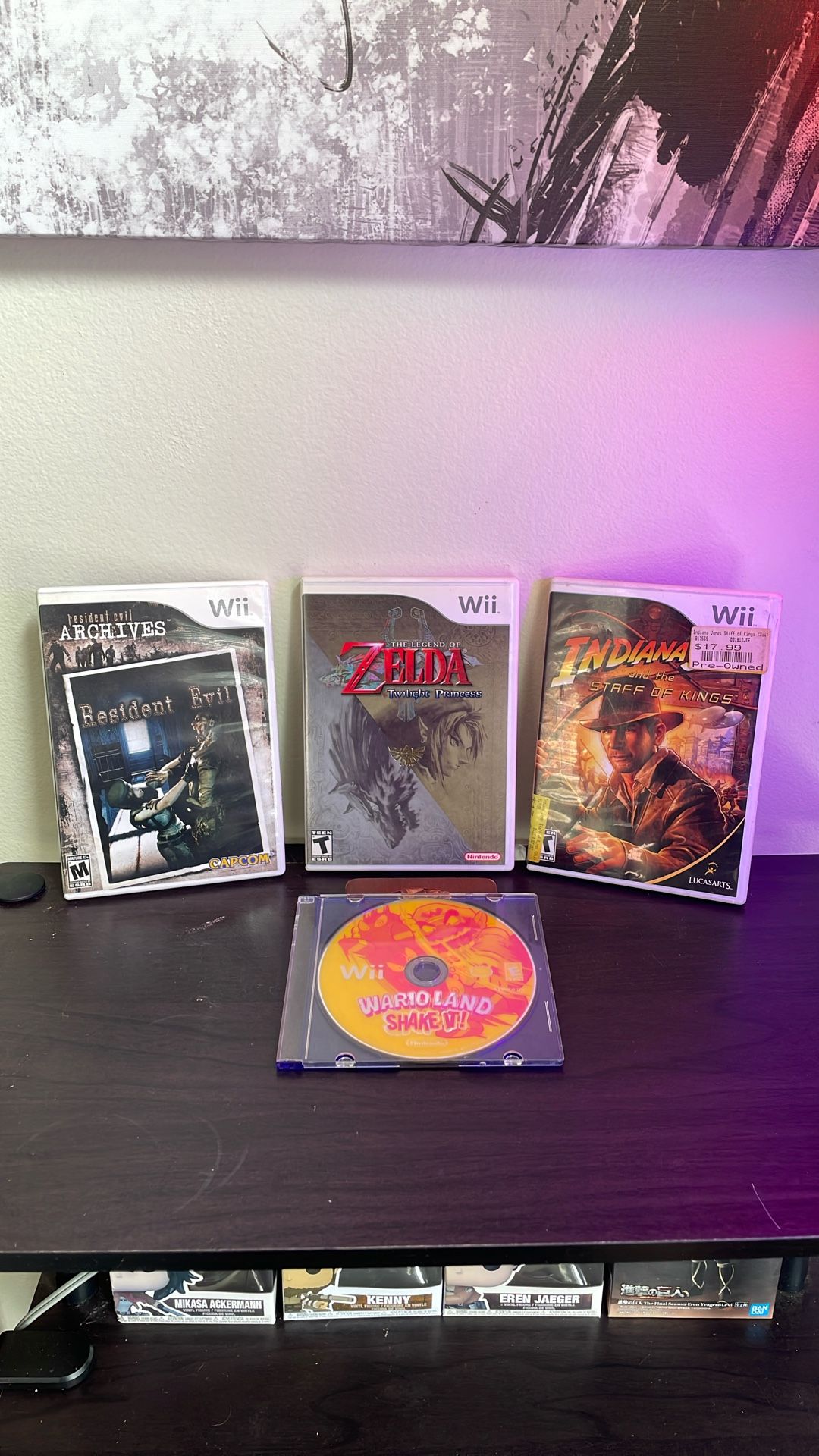 Used Wii Game Lot (set Of 4) 